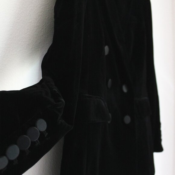 Veronica Beard Ellette Black Velvet Blazer - Picture 7 of 11